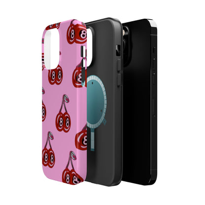 MagSafe "cami cherry pink" Airbrush iPhone Hülle