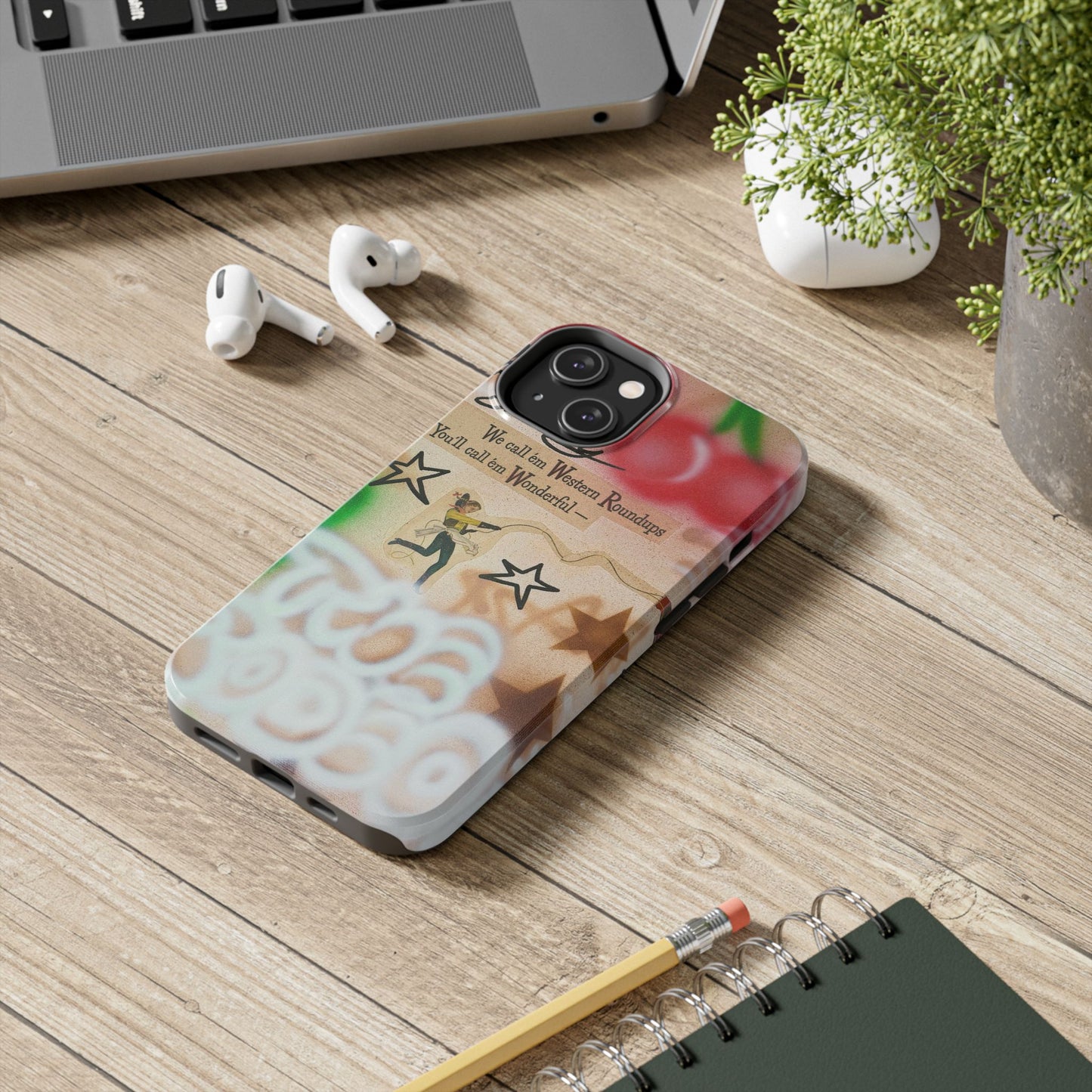 "the rodeo" airbrush iPhone case