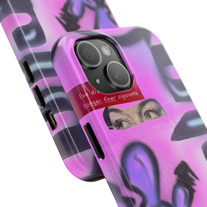 "Lila Prinzessin" Airbrush iPhone Hülle