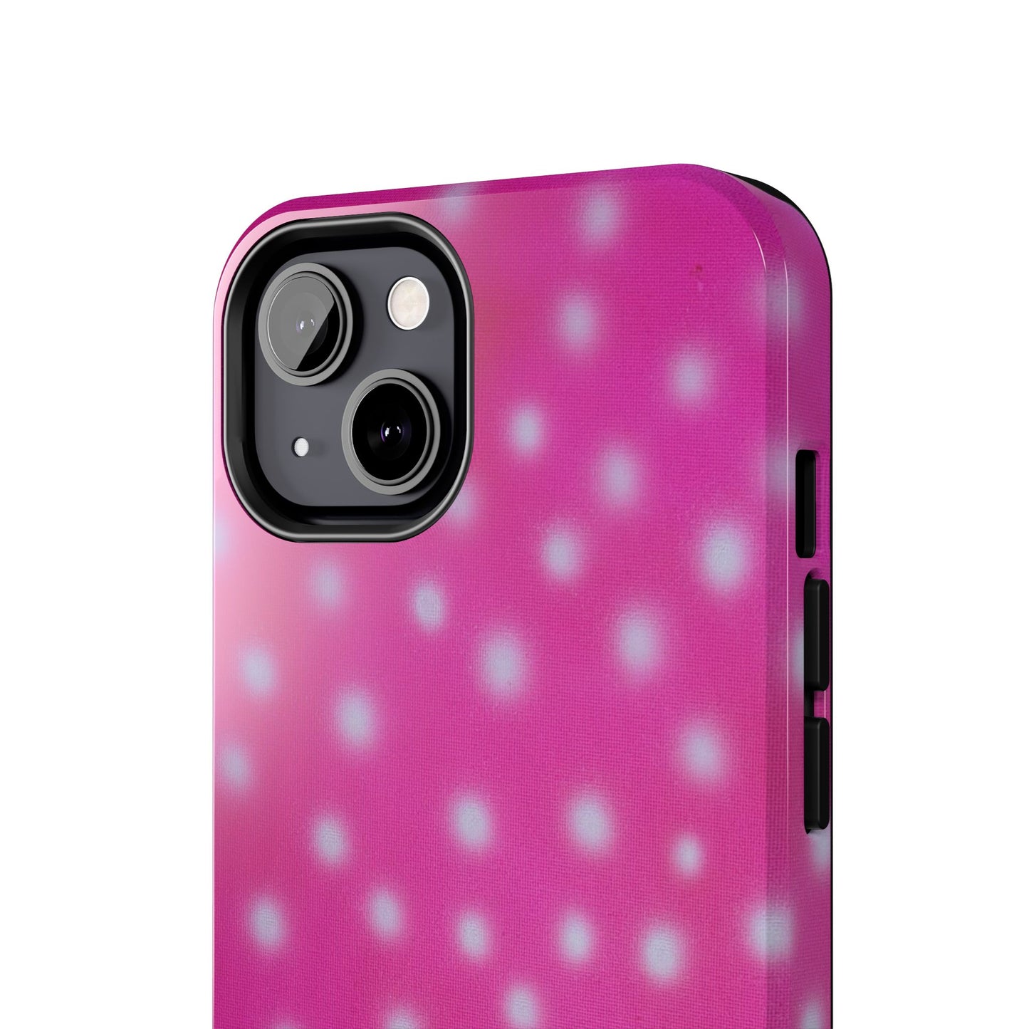 "bubblegum polka dot" airbrush iPhone case
