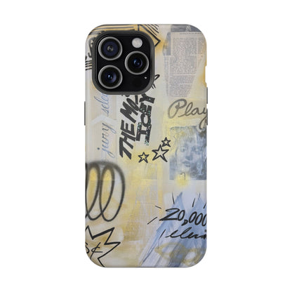 MagSafe "golden glacier" airbrush iPhone case