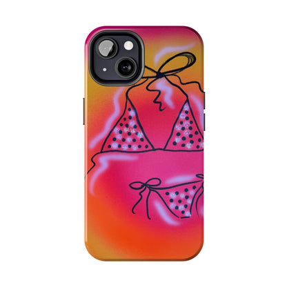 "glitter bikini" airbrush iPhone case