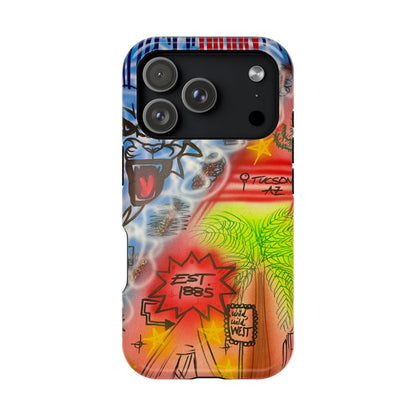 MagSafe Airbrush iPhone-Hülle „Tucson, AZ“