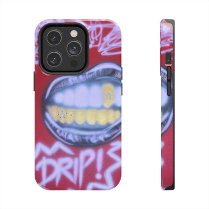 "tooth drip" airbrush iPhone case