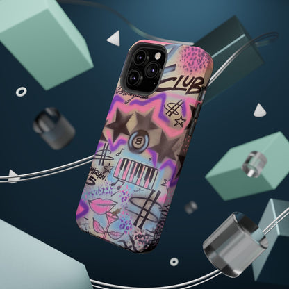 MagSafe "jazz club" airbrush iPhone case