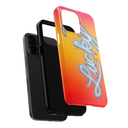 "lucky" airbrush iPhone case