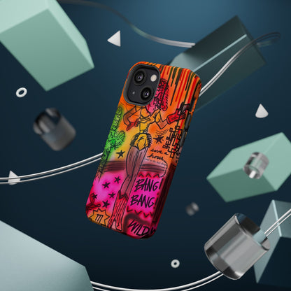 MagSafe "wild, wild west" airbrush iPhone case