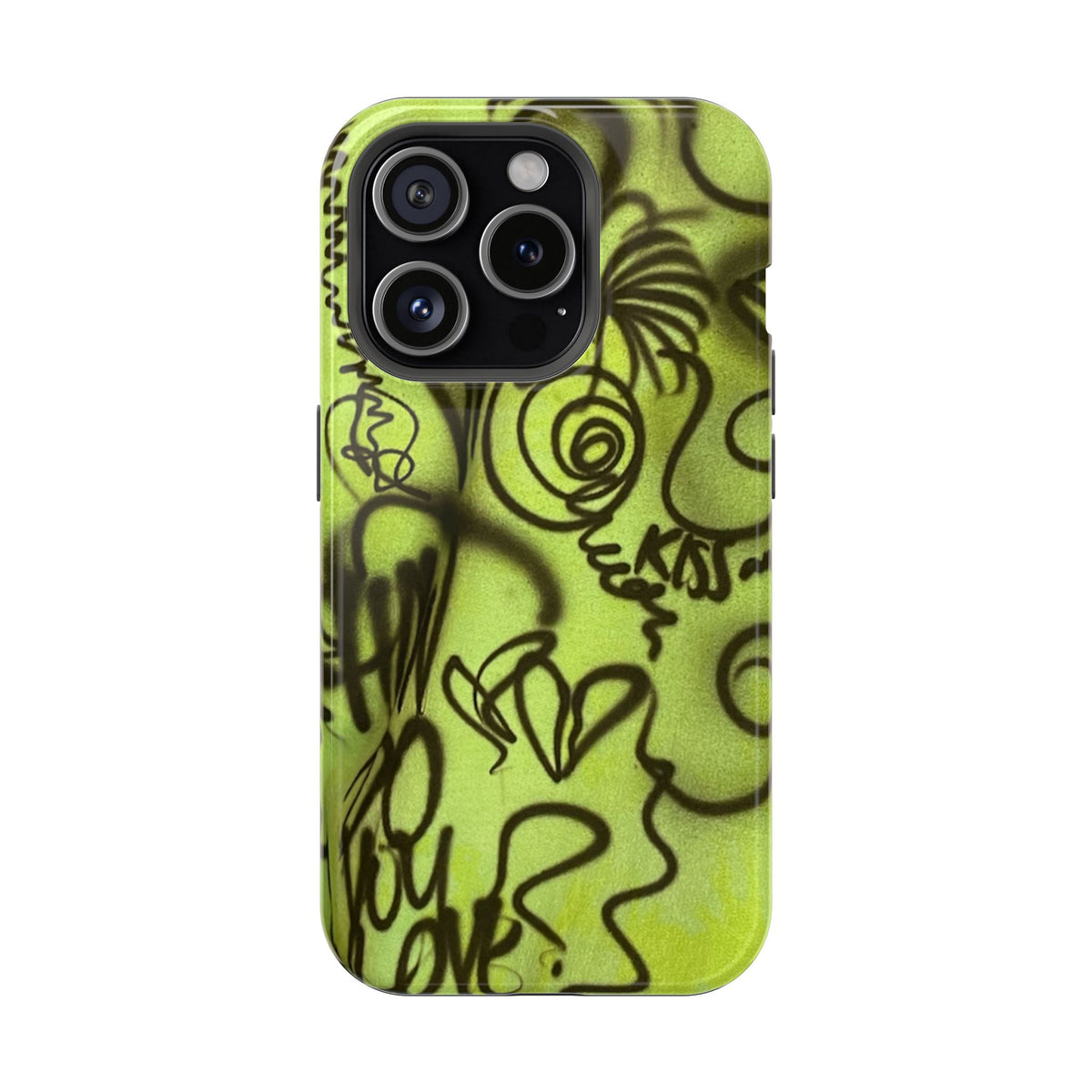 MagSafe "graphic discretion" airbrush iPhone case