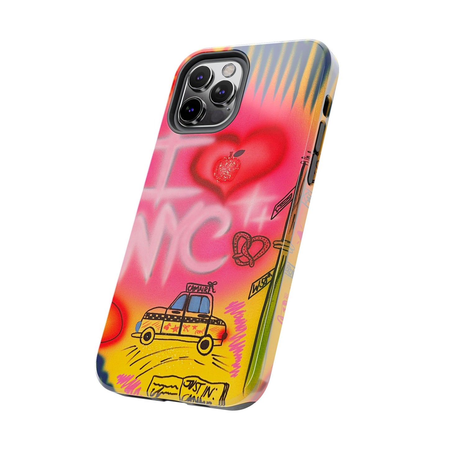 "in the city" airbrush iPhone case