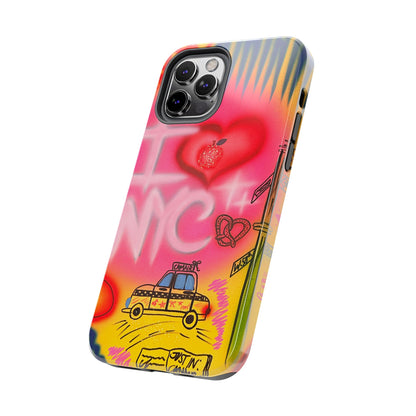 "in the city" airbrush iPhone case
