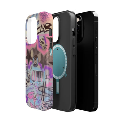 MagSafe "jazz club" airbrush iPhone case