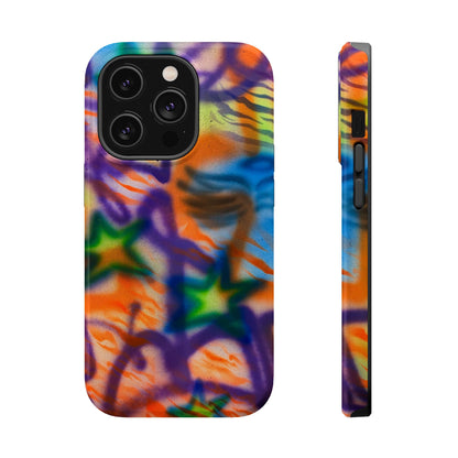 MagSafe "streetwear angel" airbrush iPhone case