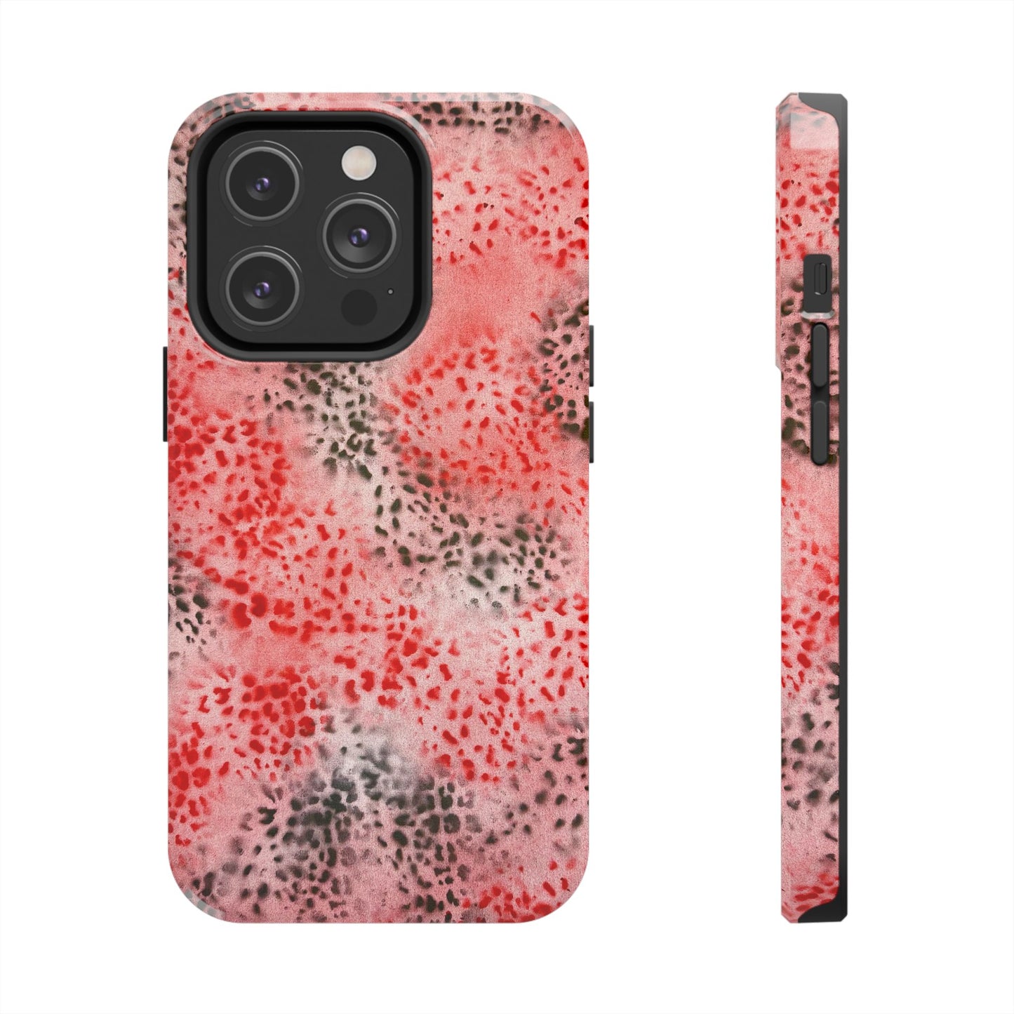 "red cheetah" airbrush iPhone case