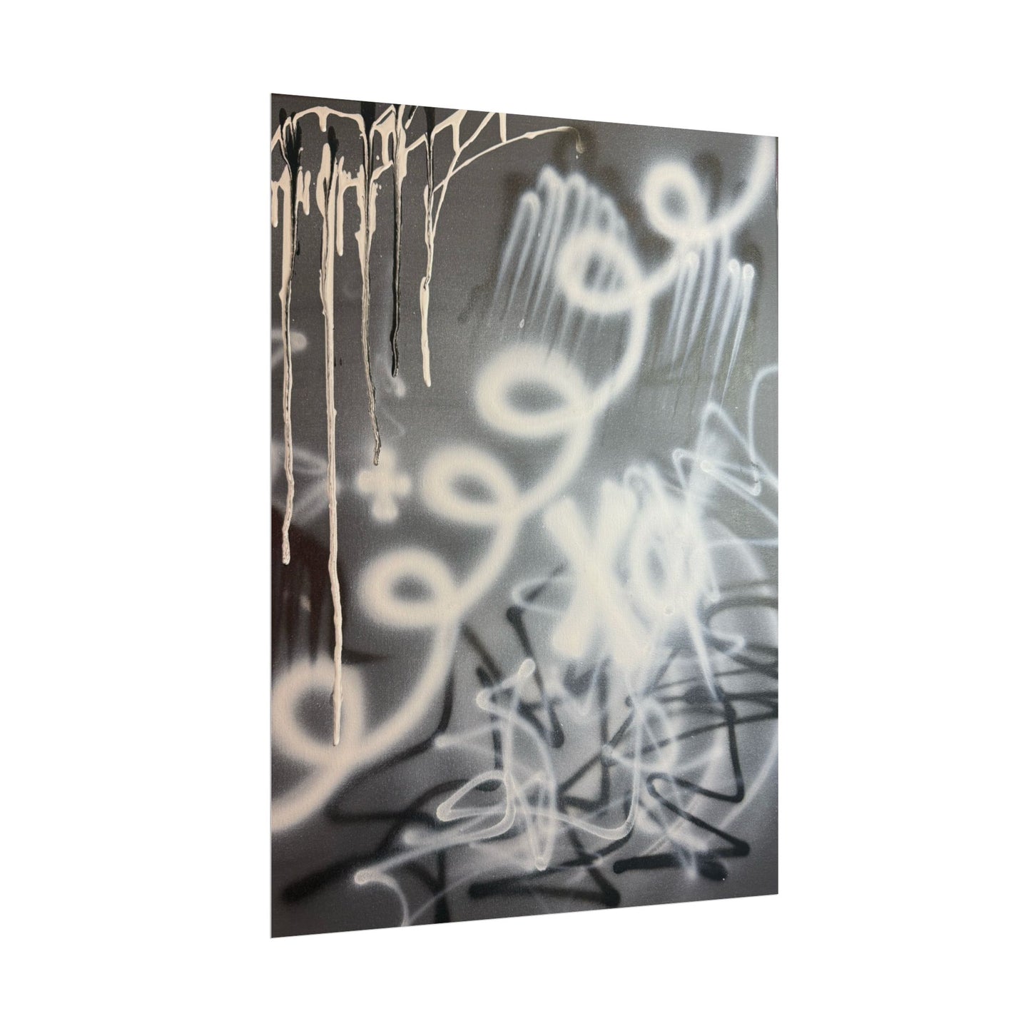 "spatial blur" airbrush rolled print