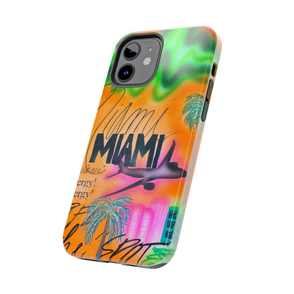 "miami, fl" airbrush iPhone case