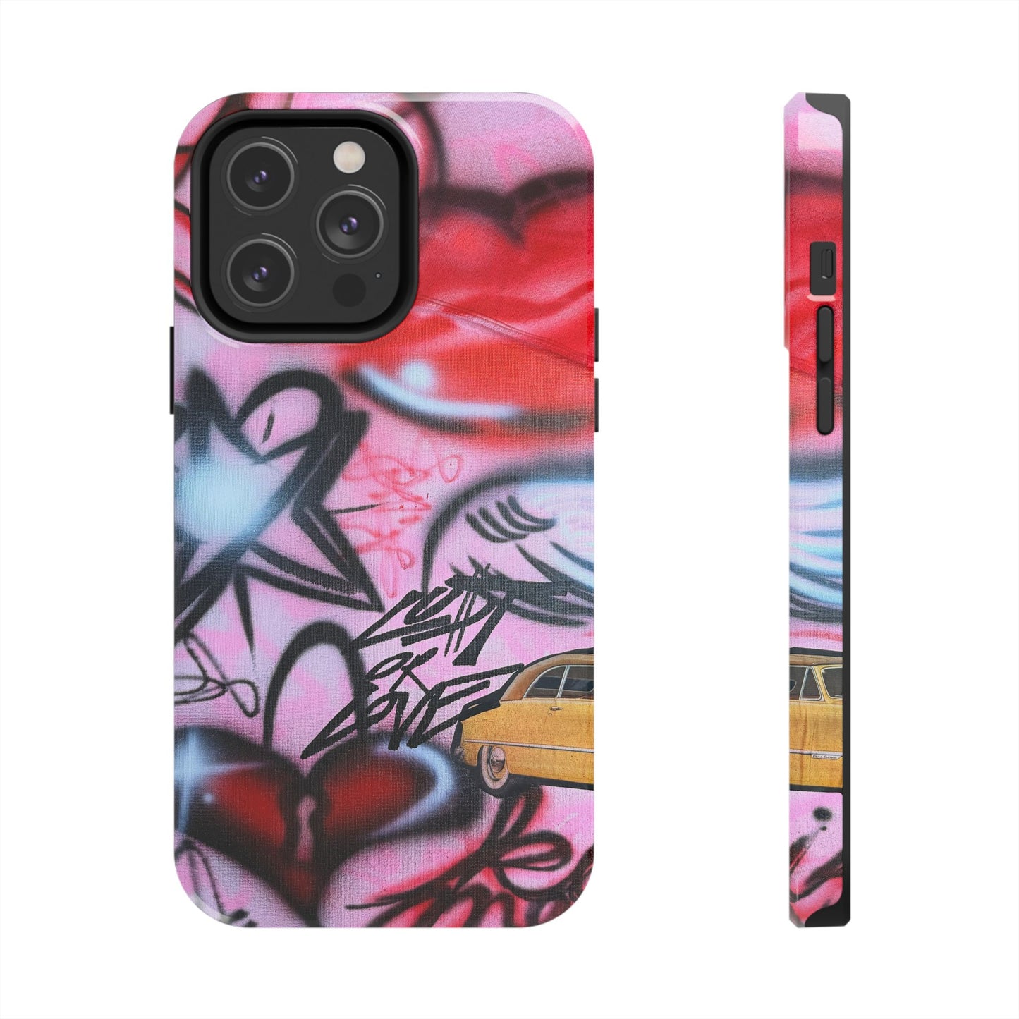 "lust or love" airbrush iPhone case
