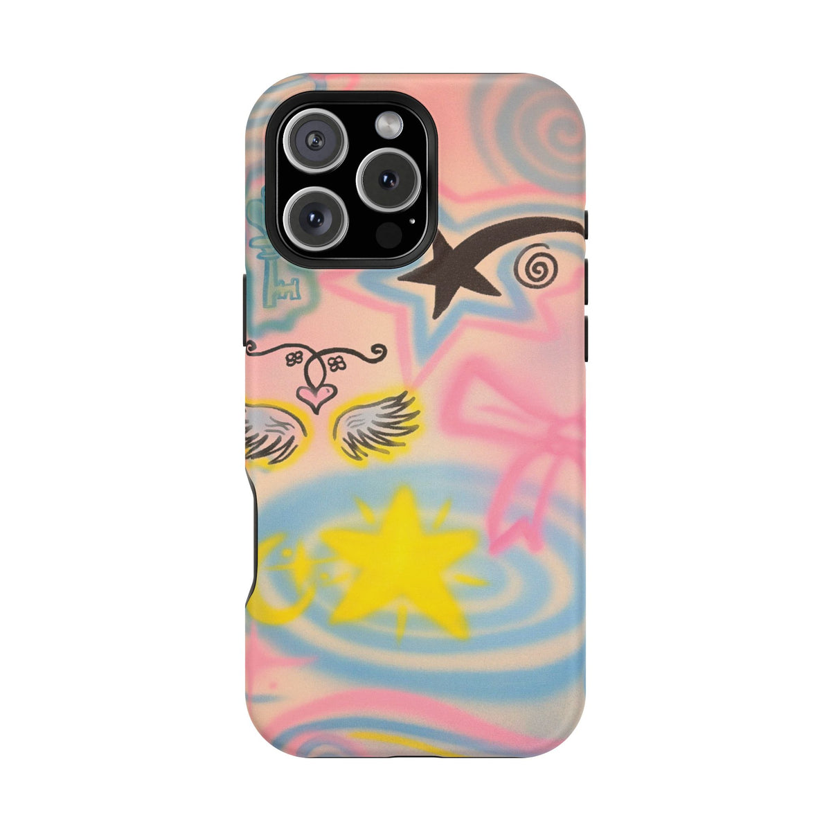 MagSafe "star energy" airbrush iPhone case