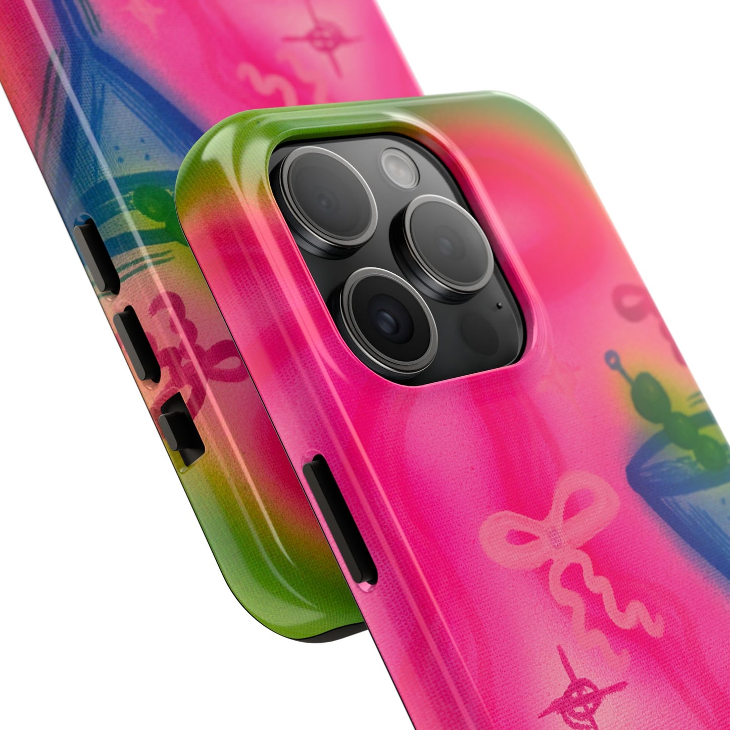 "bow martini" airbrush iPhone case