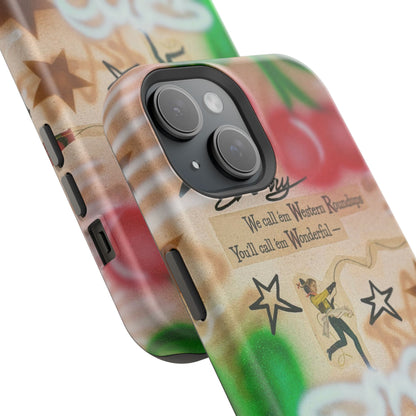 MagSafe "the rodeo" airbrush iPhone case