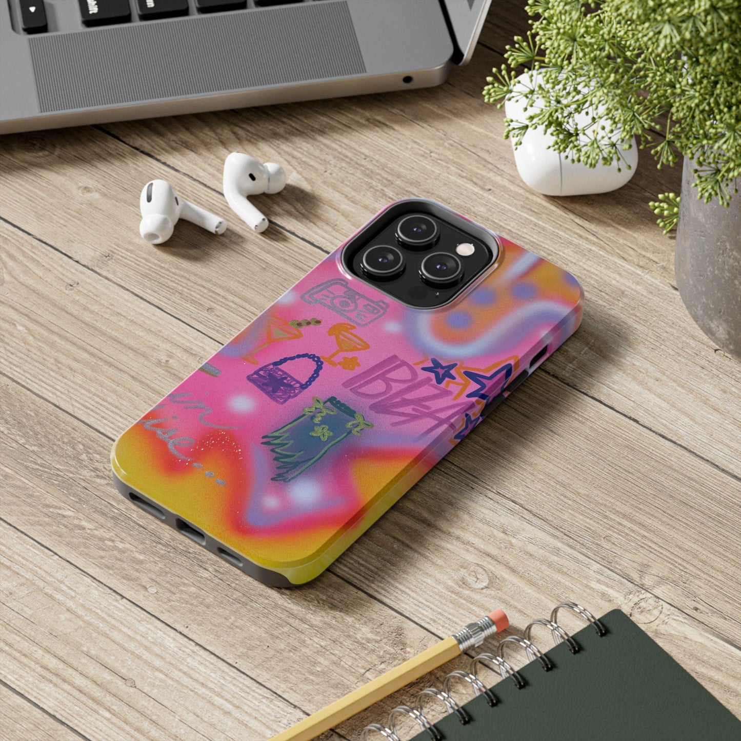 "ibiza" airbrush iPhone case