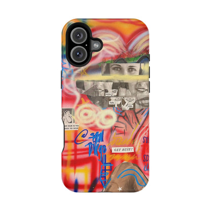 MagSafe Limited Edition "Get Busy" Airbrush iPhone Hülle