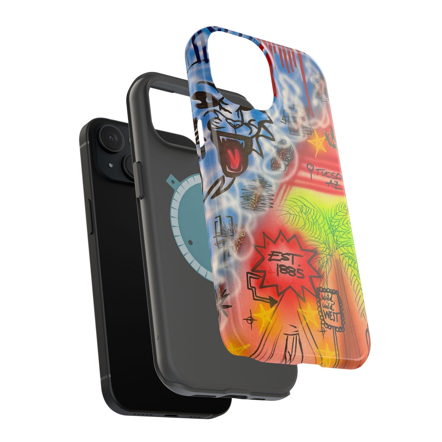 MagSafe Airbrush iPhone-Hülle „Tucson, AZ“