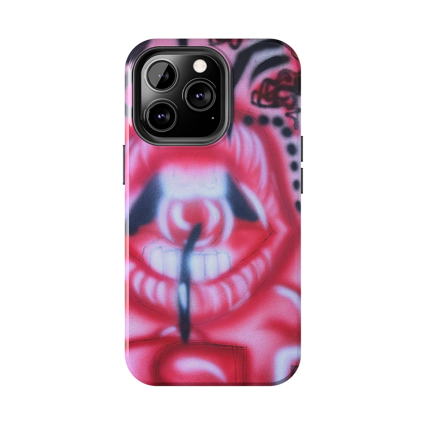 "be happy go lucky" airbrush iPhone case