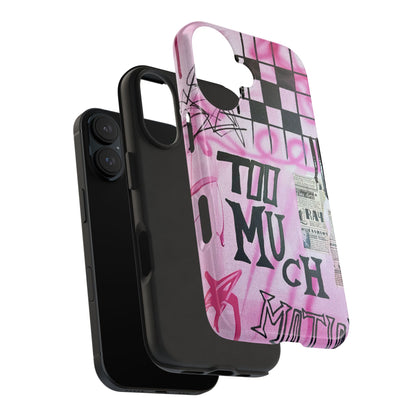 "too much motion" airbrush iPhone case