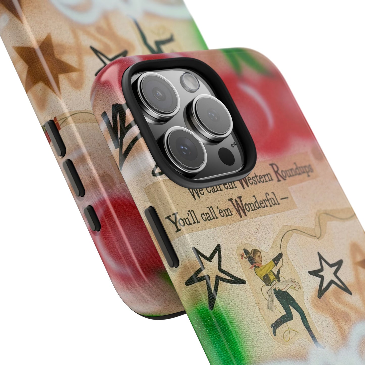 "the rodeo" airbrush iPhone case