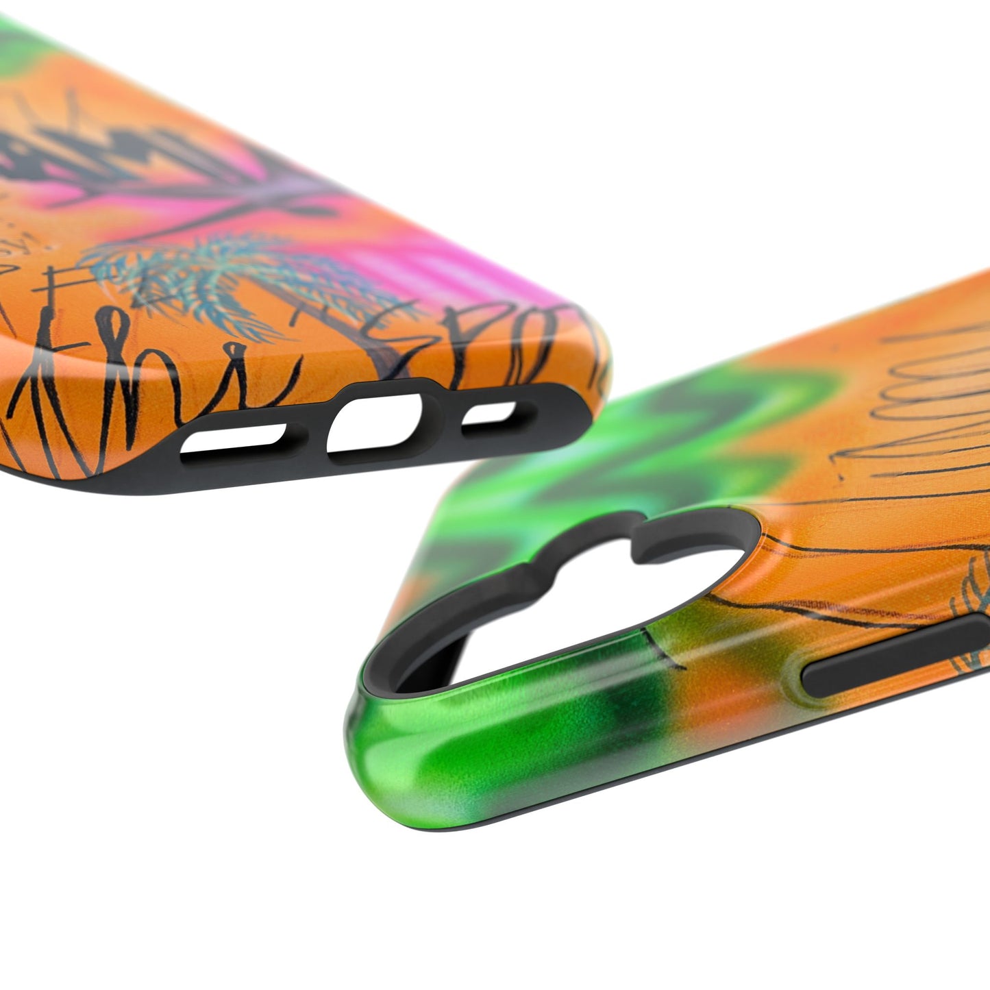 MagSafe "miami, fl" Airbrush iPhone Hülle