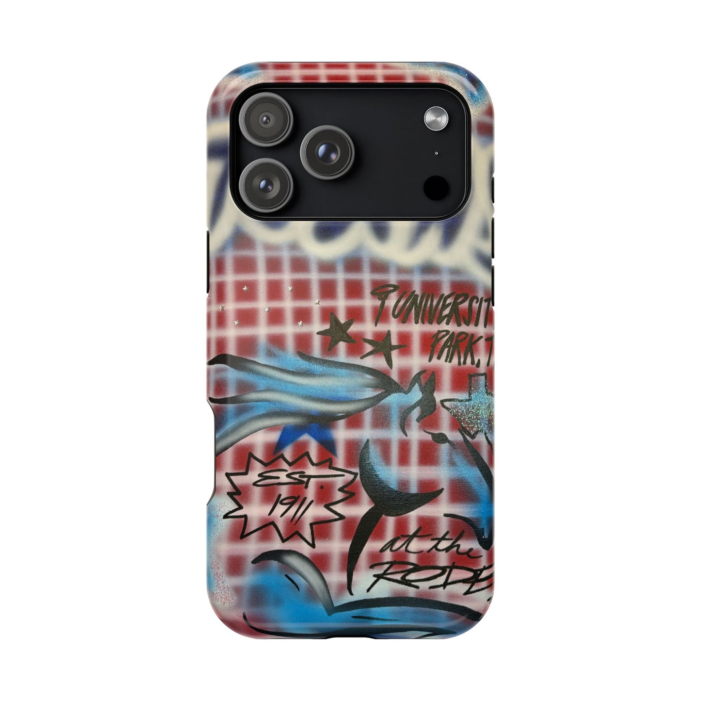MagSafe "texas" airbrush iPhone case