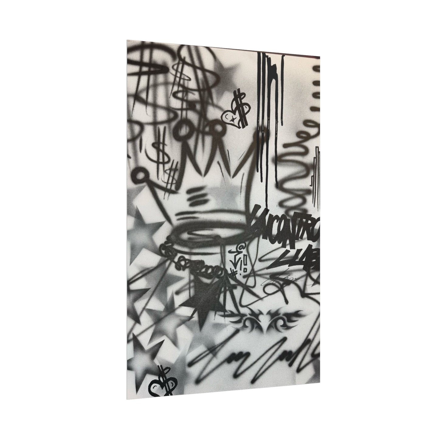 early access airbrush rolled print