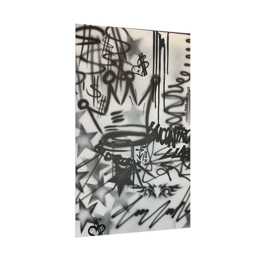 "uncontrollable lust" airbrush rolled print