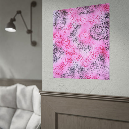 "pink cheetah" airbrush rolled print