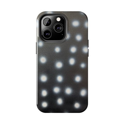 "coconut noir polka dot" airbrush iPhone case