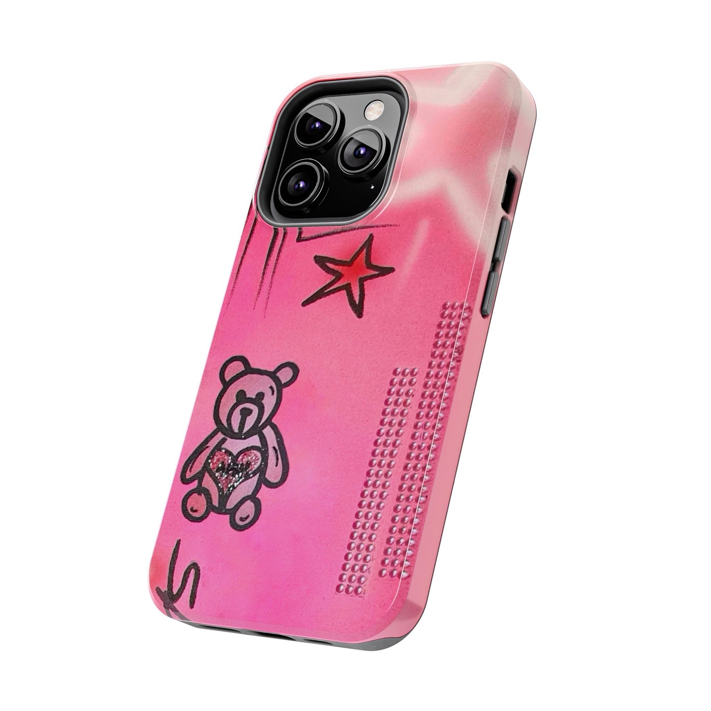 "teddy bear" airbrush iPhone case