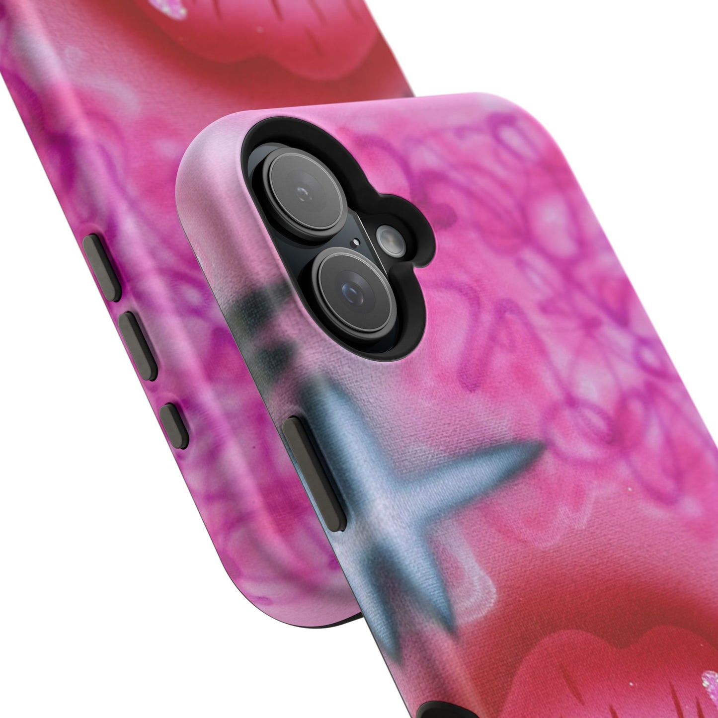 MagSafe limited edition "glitter aura" airbrush iPhone case