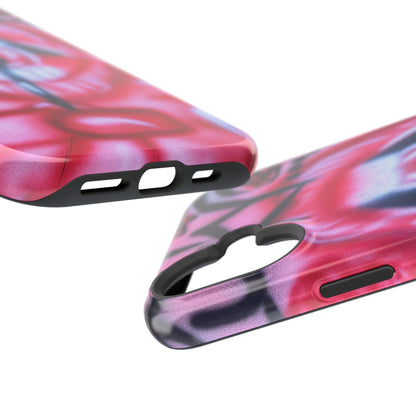 MagSafe "be happy, go lucky" Airbrush-iPhone-Hülle