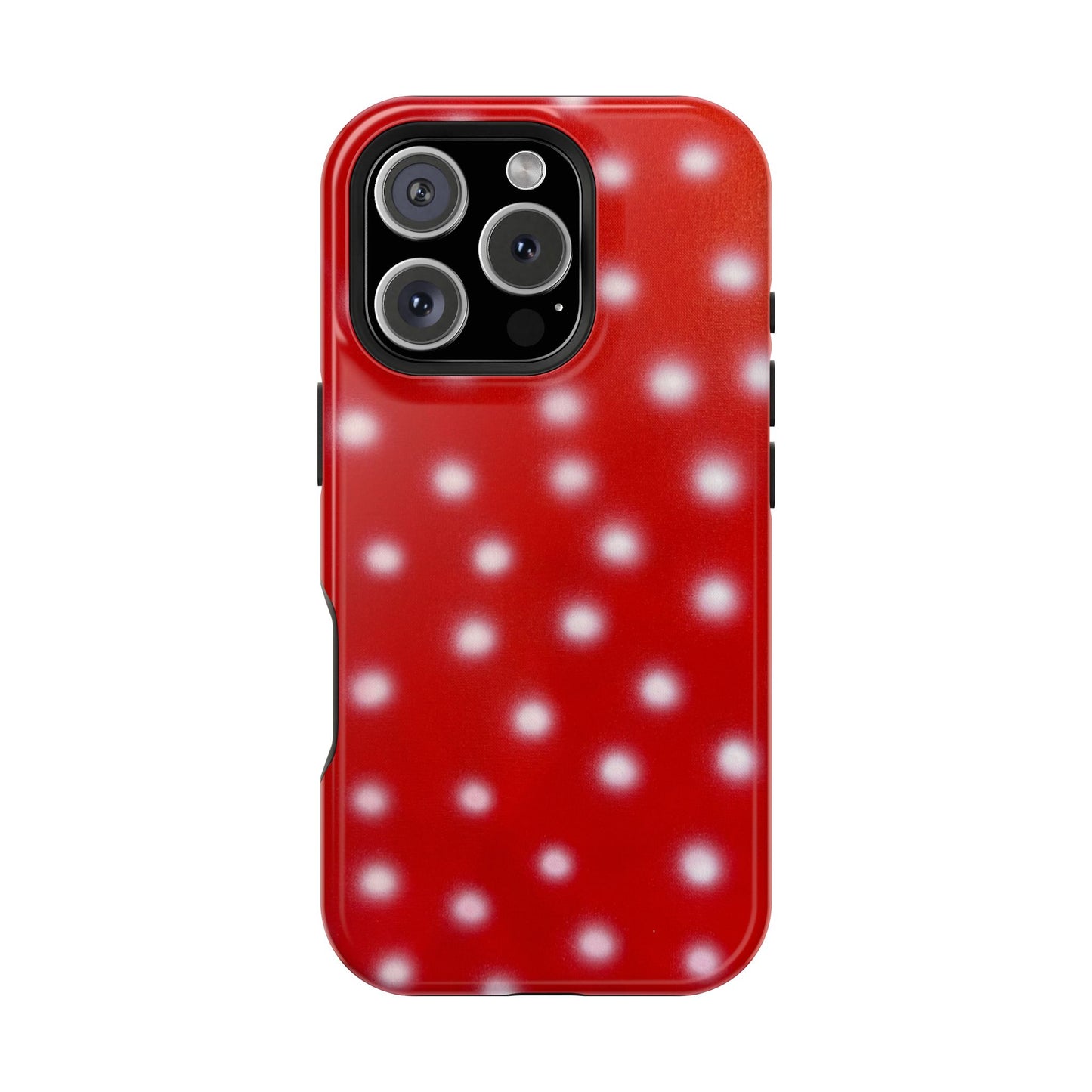 MagSafe "cherry crush polka dot" airbrush iPhone case