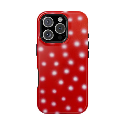 MagSafe "cherry crush polka dot" airbrush iPhone case