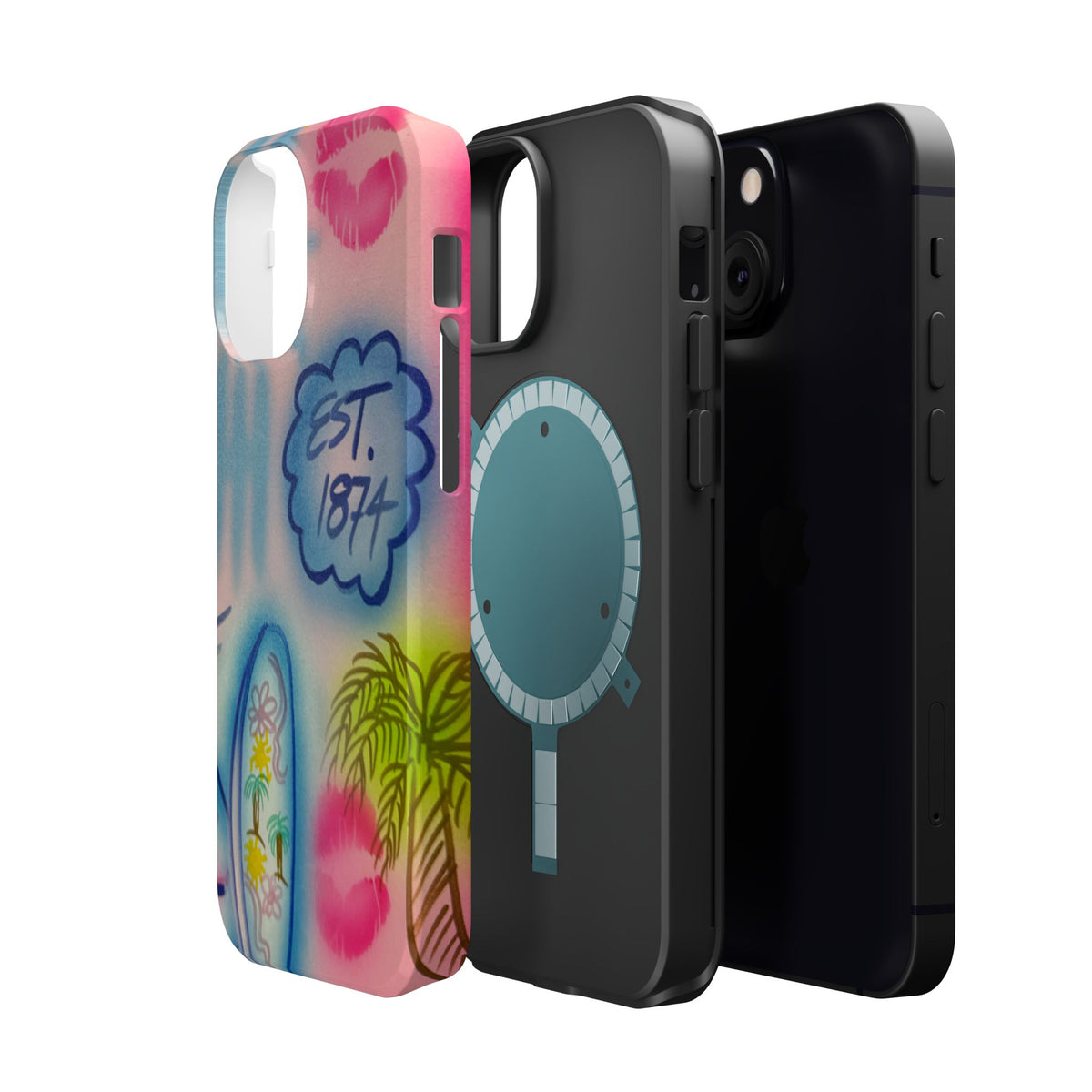 MagSafe "in the wave" airbrush iPhone case
