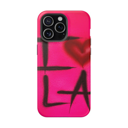MagSafe „I ❤️ LA“ Airbrush iPhone-Hülle
