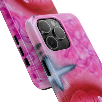 "glitter aura" airbrush iPhone case