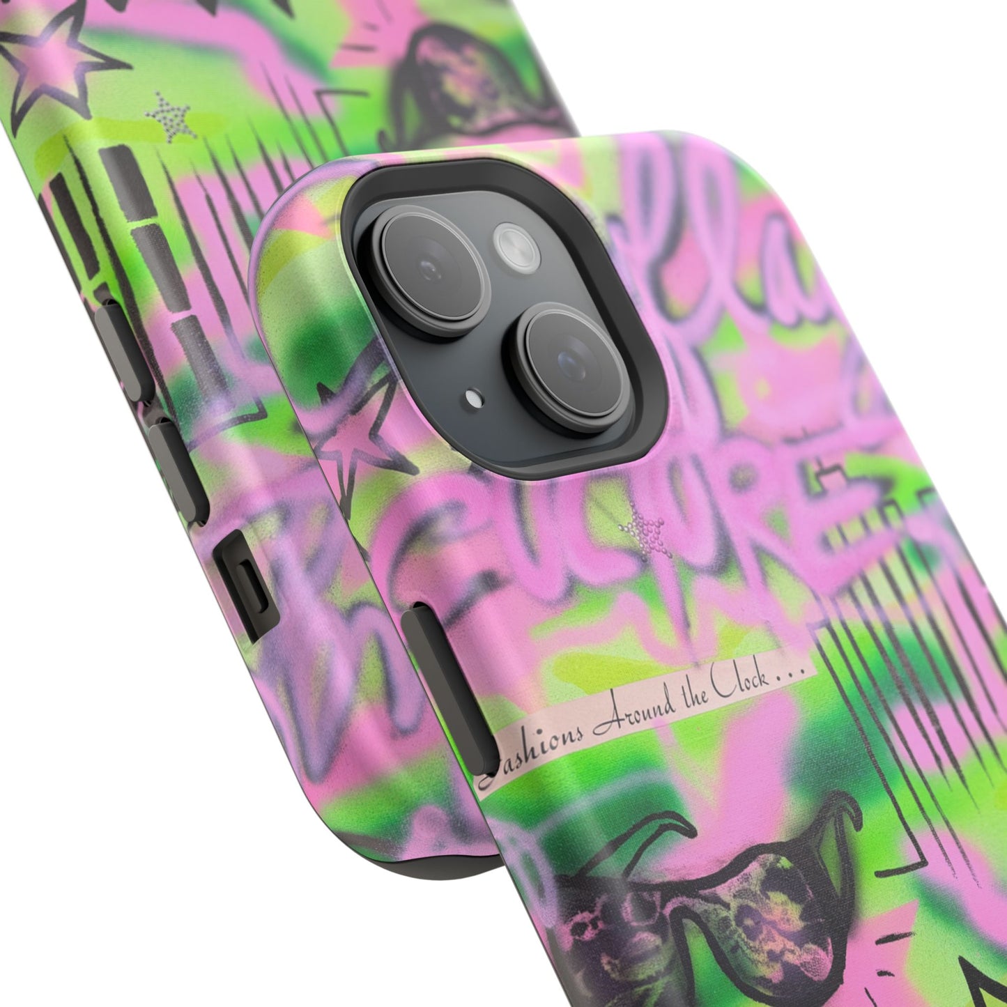 MagSafe "green camo" airbrush iPhone case