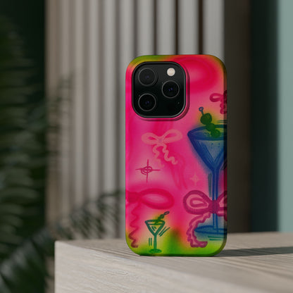 MagSafe „Bow Martini“ Airbrush-iPhone-Hülle