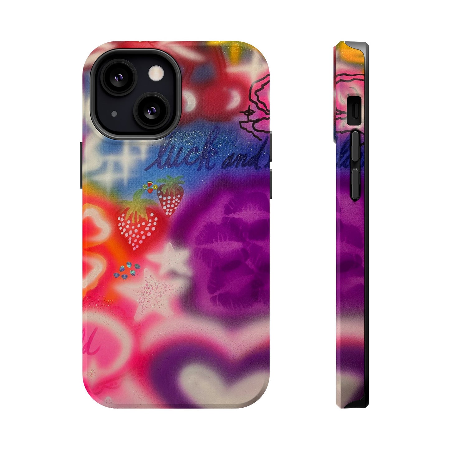 MagSafe „luck & luv pt. 2“ Airbrush iPhone Hülle
