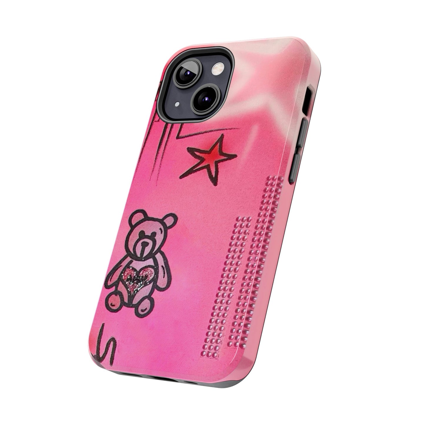 "teddy bear" airbrush iPhone case