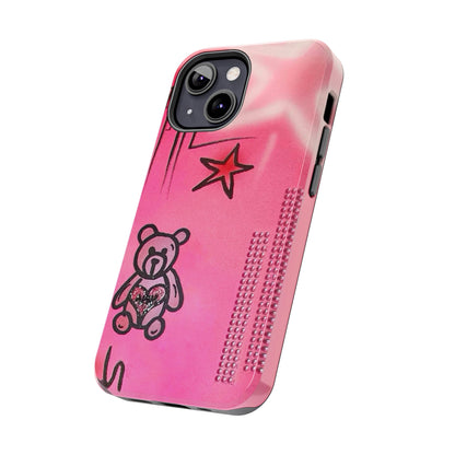 "teddy bear" airbrush iPhone case
