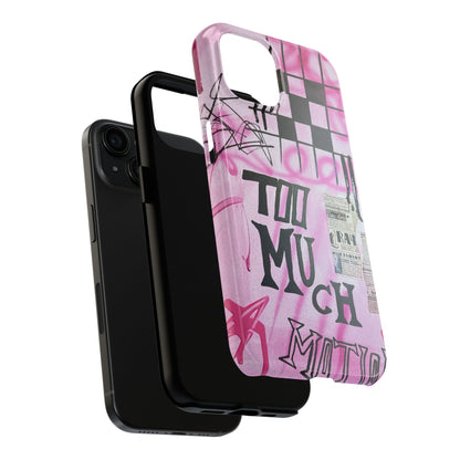 "too much motion" airbrush iPhone case
