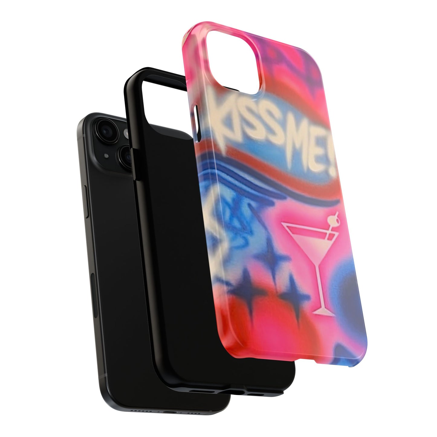 "kiss me pt. 2" airbrush iPhone case